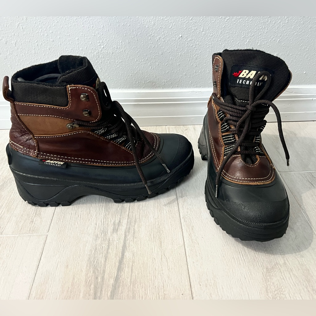 Baffin Canada Insulated Leather Upper Winter Snow Work Boots 11 New!